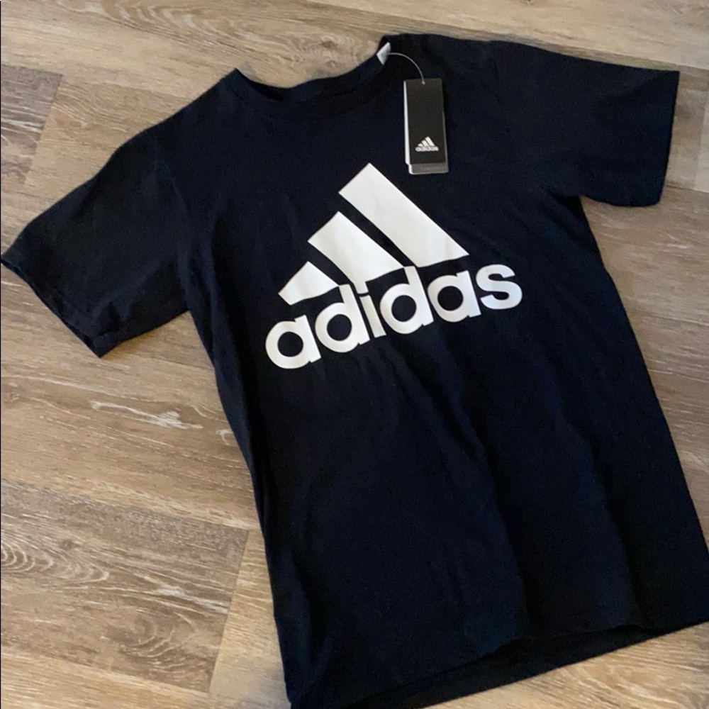NWT - Black Adidas Short Sleeve T-Shirt